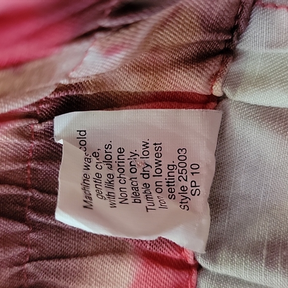 J Crew Wednesday Tie Dye Mini Skirt Ikat Print Pull On Silk Linen - Picture 10 of 13